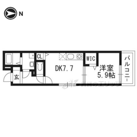 ルシアンサス下中条の物件間取画像